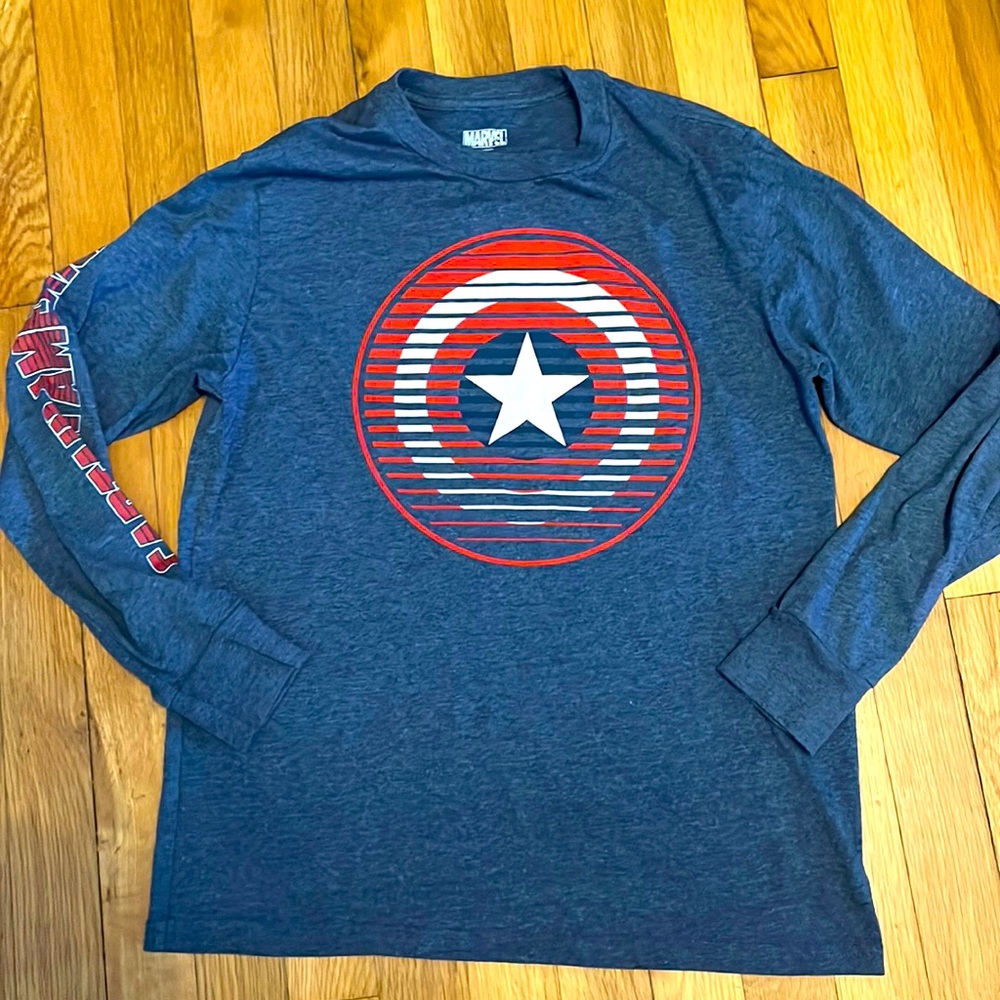Marvel Boys Long Sleeve Shirt Large